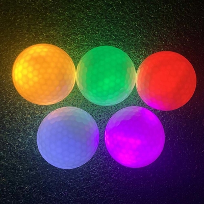Custom Flashing Light Up Golf Balls Colorful Bulk Assortment cho thực hành thể thao