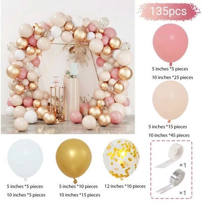 Pink Blue Latex Balloon Arch Kit Set Wedding Birthday Party trang trí bóng bay Set