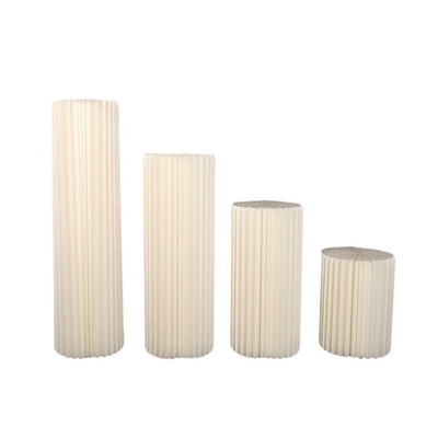 2024 bán buôn 4pcs giấy gấp món tráng miệng màn hình đứng trắng cho sự kiện