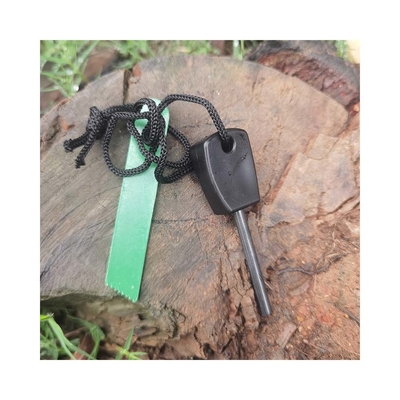 Cắm trại ngoài trời Sản phẩm sinh tồn bằng sắt Mấy răng cào Mini Fire Starter Thép đá