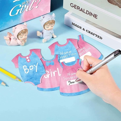 Sản phẩm bán buôn Boy&amp;Girl tiết lộ giới tính Hộp bỏ phiếu với Thẻ quà tặng bỏ phiếu cho Baby Shower Party