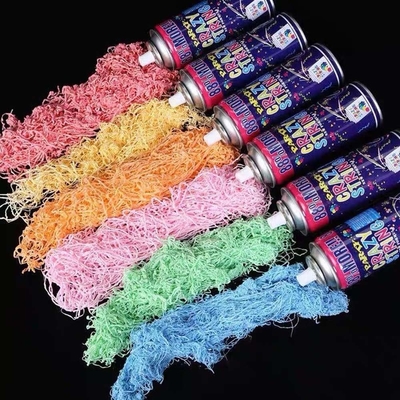 Vòng bắn 5-8m Đơn giản, màu sắc và Silly Crazy String Spray cho trang trí lễ hội