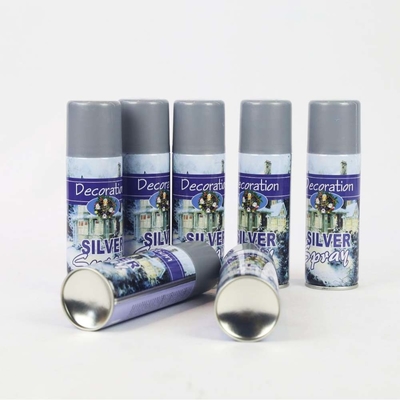 Màu sắc tuyết phun cho ngày Holi Ấn Độ kỷ niệm bữa tiệc tuyết vàng và bạc