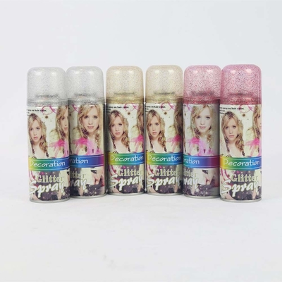Phòng tiệc Glitter Spray Instant Hair Color Spray Cho các bữa tiệc Lễ hội OEM dự kiến